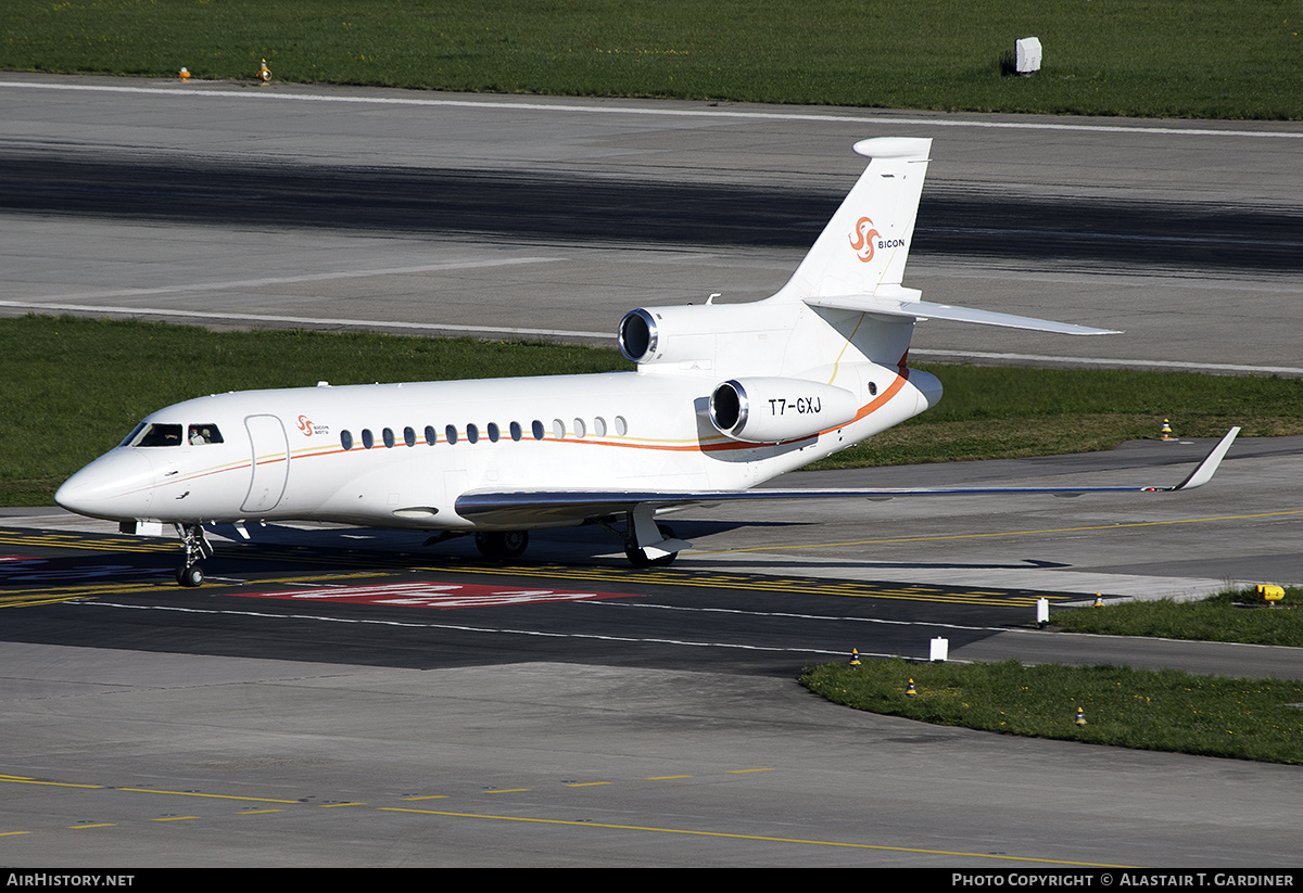 Aircraft Photo of T7-GXJ | Dassault Falcon 7X | Bicon | AirHistory.net #459403