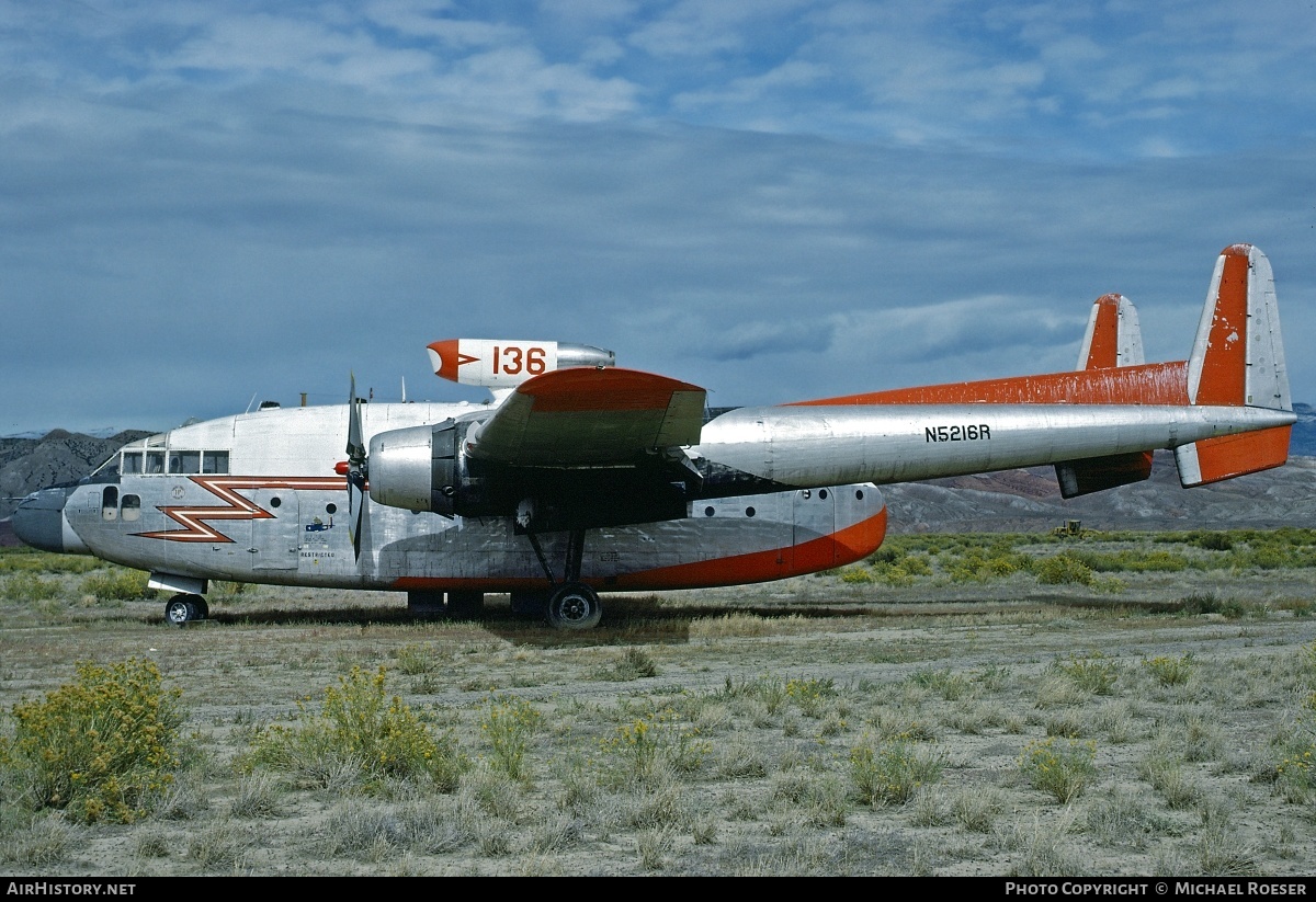 Aircraft Photo of N5216R | Fairchild C-119G Flying Boxcar | Hawkins & Powers Aviation | AirHistory.net #459455