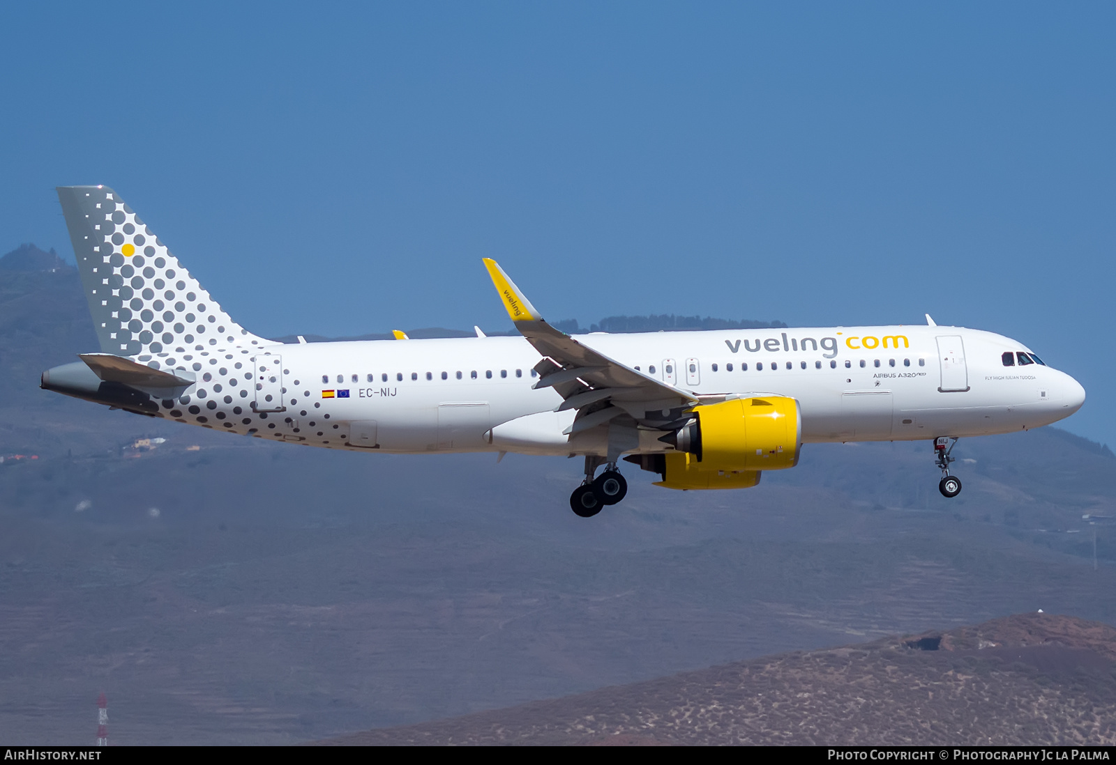 Aircraft Photo of EC-NIJ | Airbus A320-271N | Vueling Airlines | AirHistory.net #459479