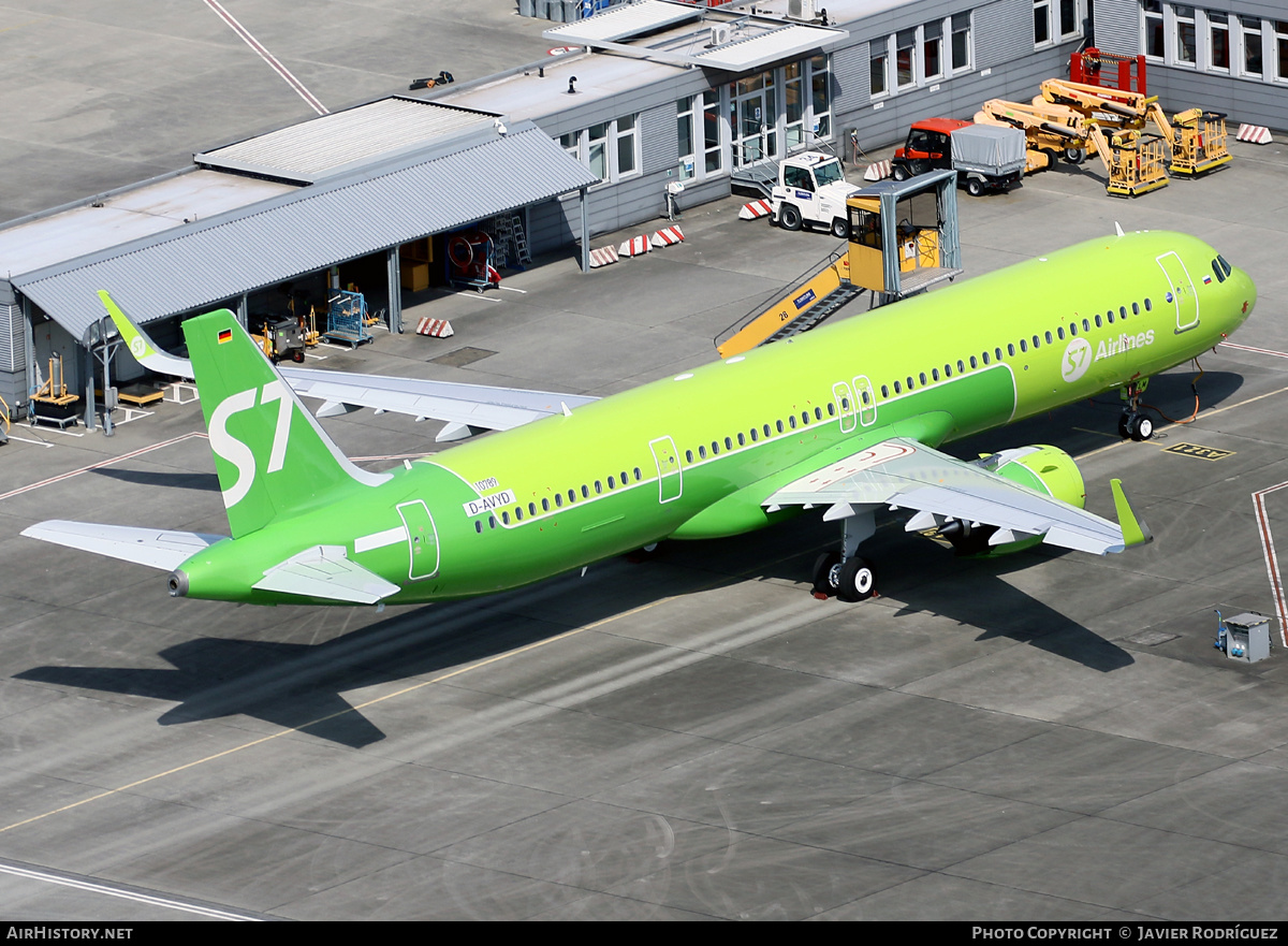 Aircraft Photo of D-AVYD / VQ-BLM | Airbus A321-271NX | S7 Airlines | AirHistory.net #459484