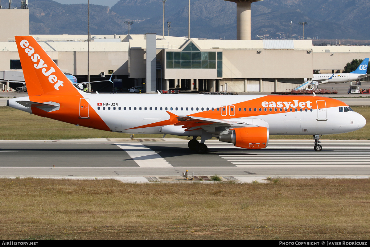 Aircraft Photo of HB-JZR | Airbus A320-214 | EasyJet | AirHistory.net #459498