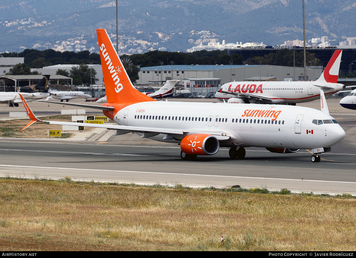 Aircraft Photo of C-GFEH | Boeing 737-8GS | Sunwing Airlines | AirHistory.net #459505