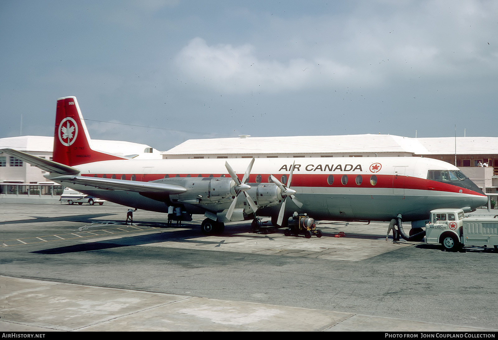 Aircraft Photo of CF-TKE | Vickers 952 Vanguard | Air Canada | AirHistory.net #459529
