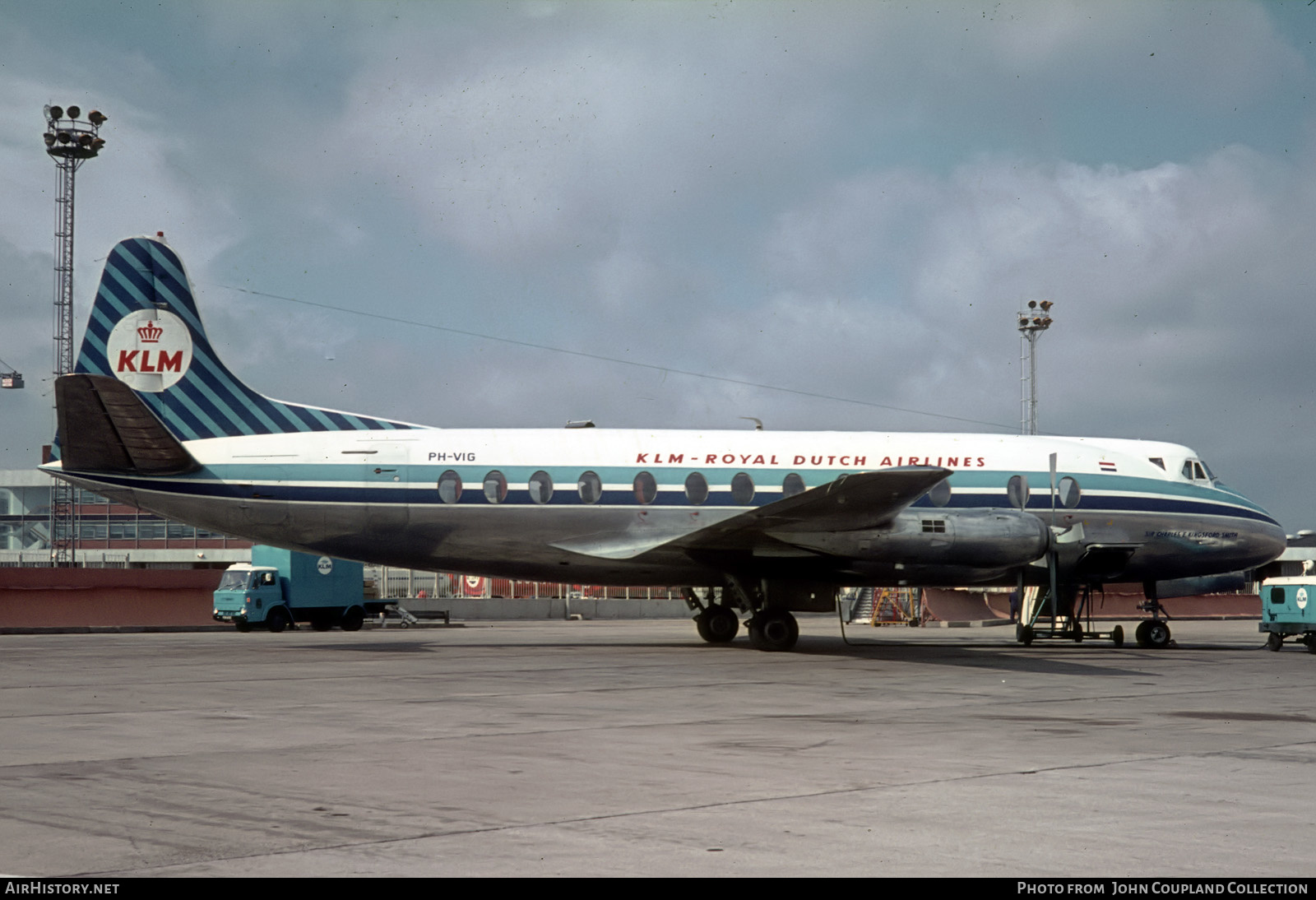 Aircraft Photo of PH-VIG | Vickers 803 Viscount | KLM - Royal Dutch Airlines | AirHistory.net #459540