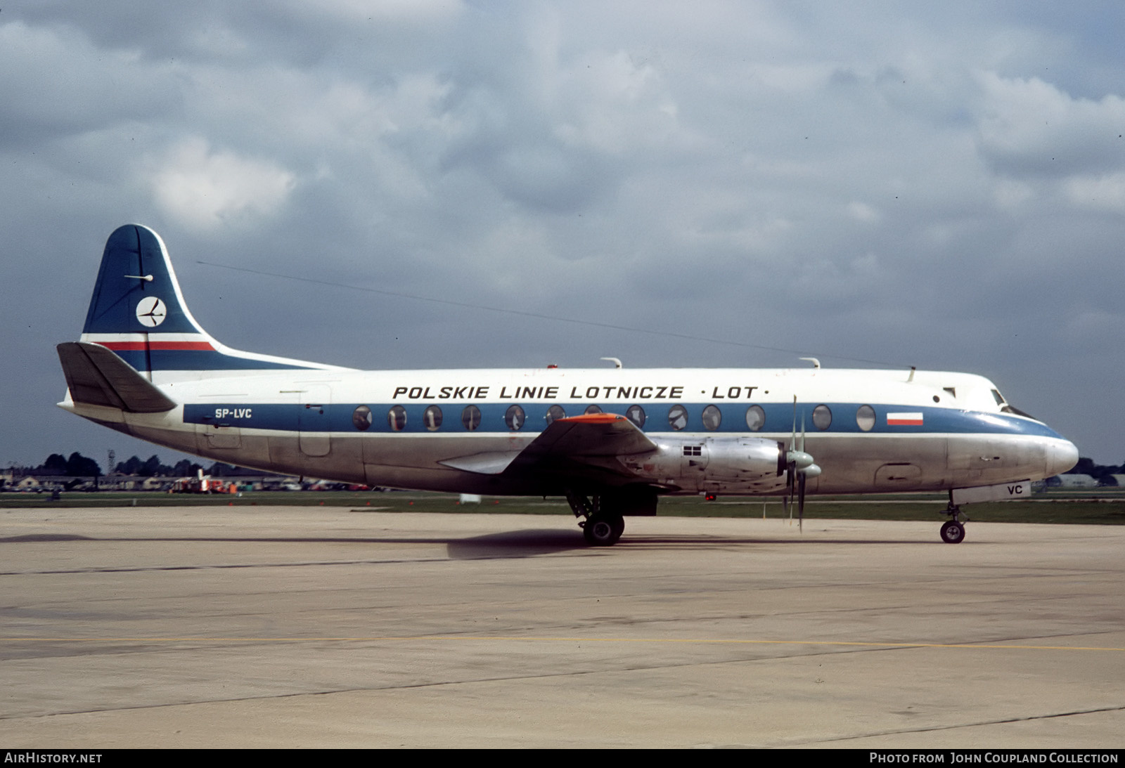 Aircraft Photo of SP-LVC | Vickers 804 Viscount | LOT Polish Airlines - Polskie Linie Lotnicze | AirHistory.net #459545