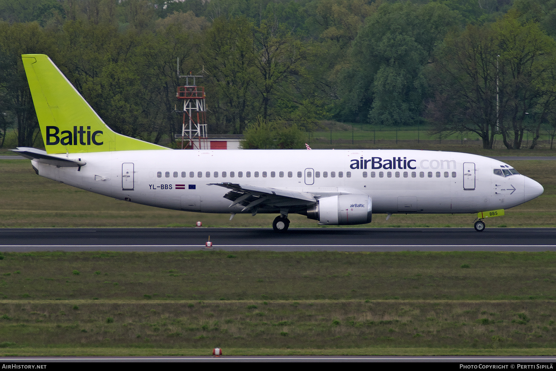 Aircraft Photo of YL-BBS | Boeing 737-31S | AirBaltic | AirHistory.net #459550