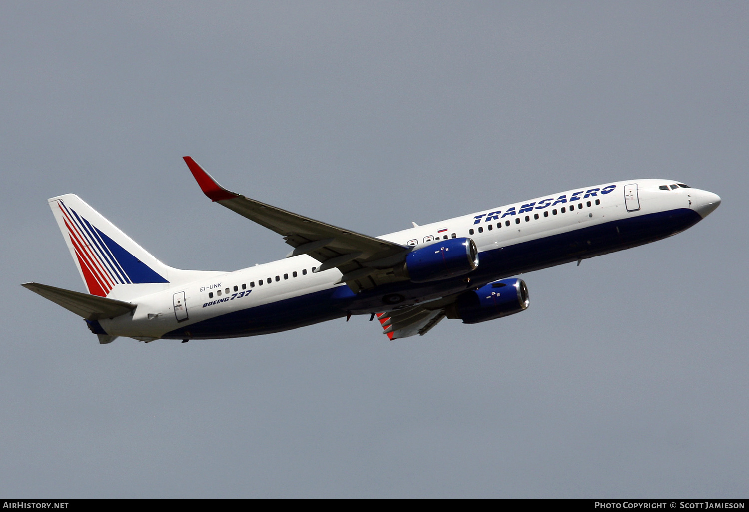 Aircraft Photo of EI-UNK | Boeing 737-86J | Transaero Airlines | AirHistory.net #459570