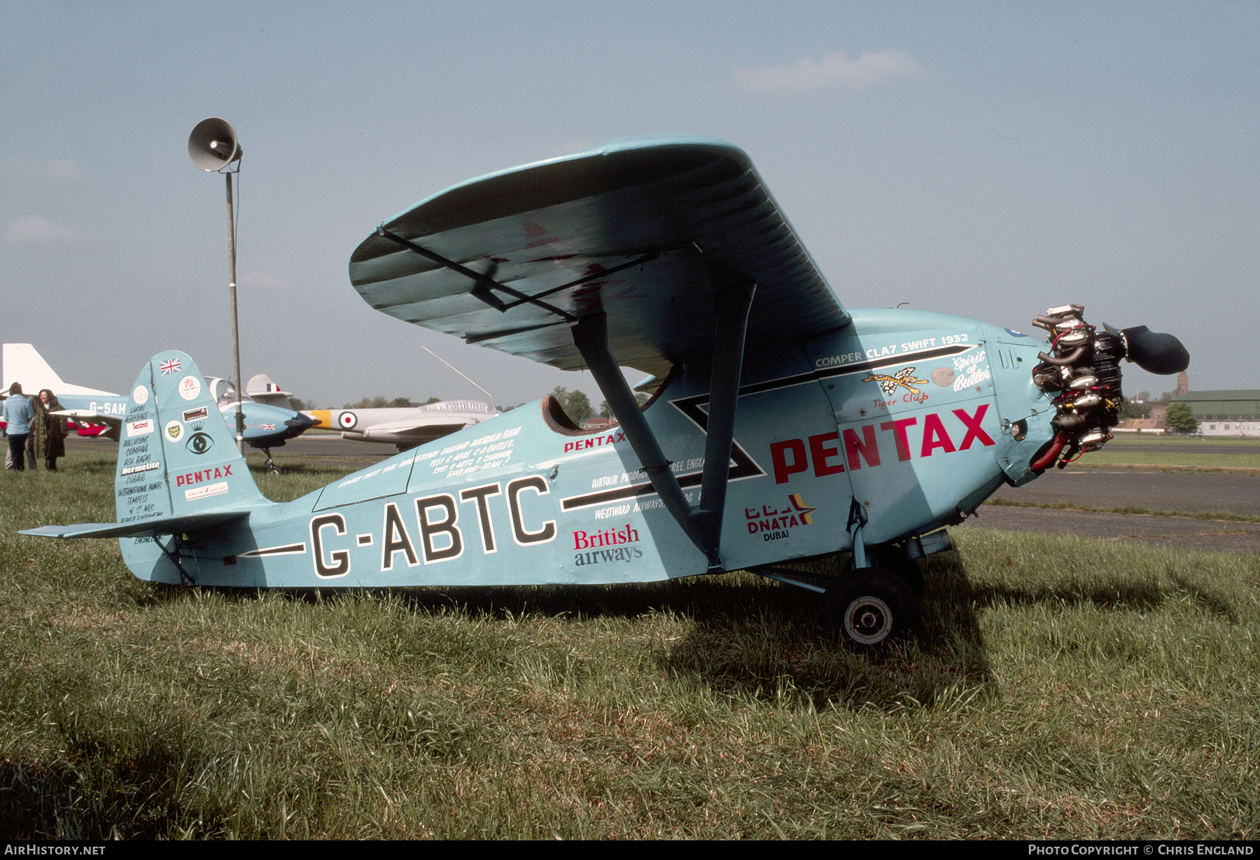 Aircraft Photo of G-ABTC | Comper CLA-7 Swift | AirHistory.net #459591