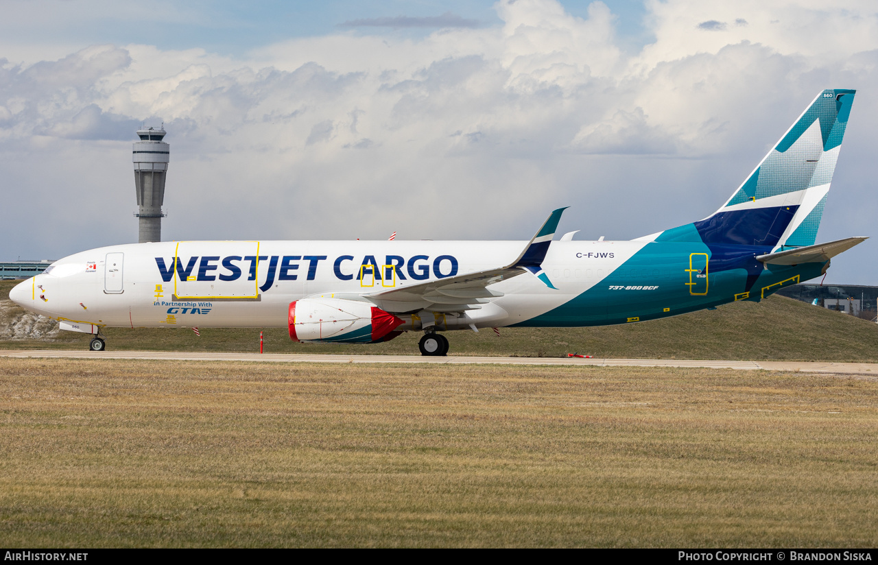 Aircraft Photo of C-FJWS | Boeing 737-8K5(BCF) | WestJet Cargo | AirHistory.net #459612