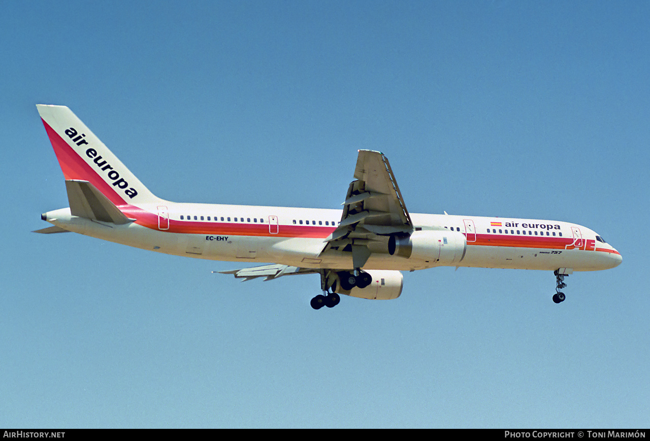 Aircraft Photo of EC-EHY | Boeing 757-236 | Air Europa | AirHistory.net #459623
