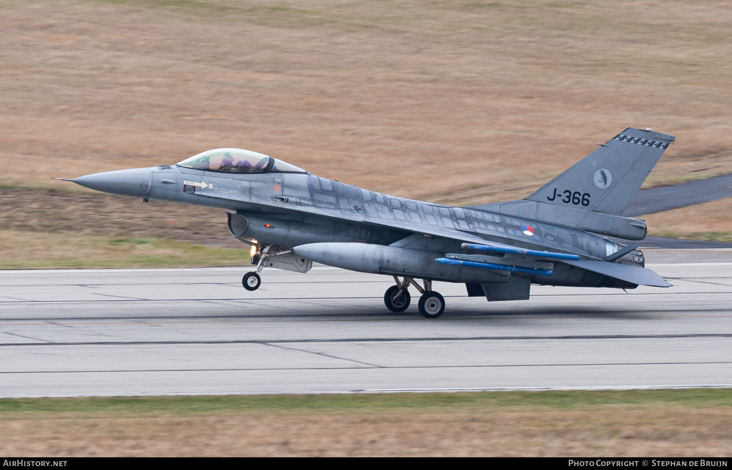 Aircraft Photo of J-366 | General Dynamics F-16AM Fighting Falcon | Netherlands - Air Force | AirHistory.net #459632