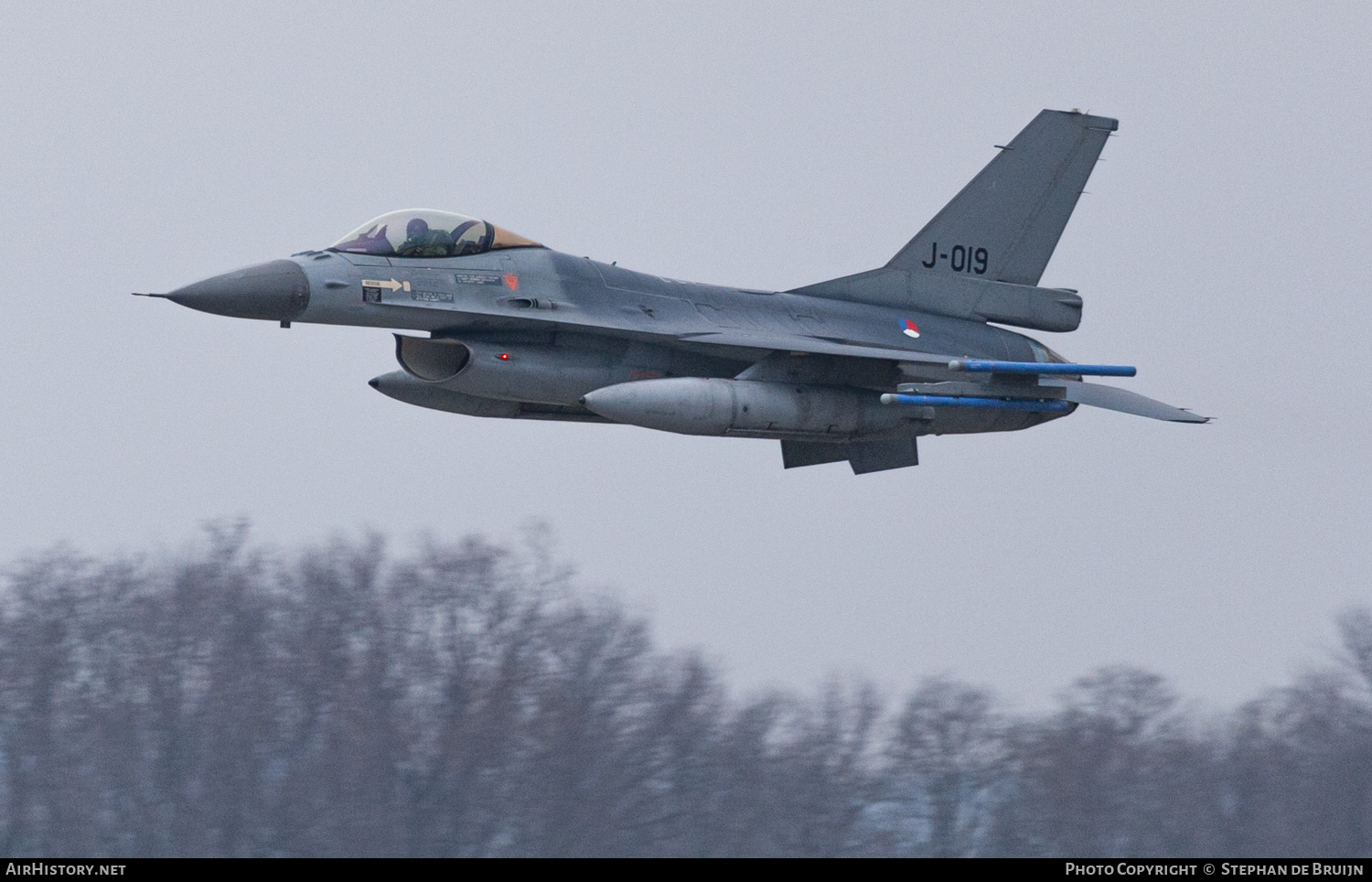Aircraft Photo of J-019 | General Dynamics F-16A Fighting Falcon | Netherlands - Air Force | AirHistory.net #459645