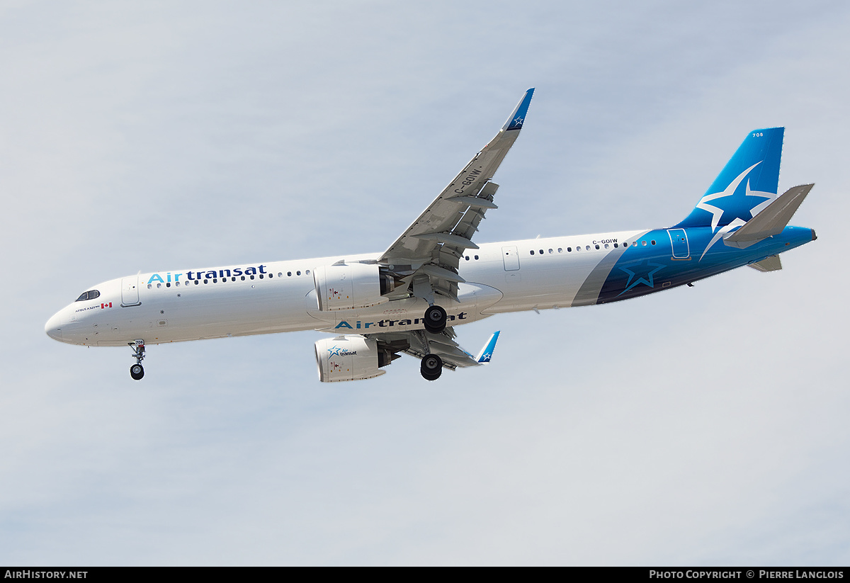 Aircraft Photo of C-GOIW | Airbus A321-271NX | Air Transat | AirHistory.net #459647