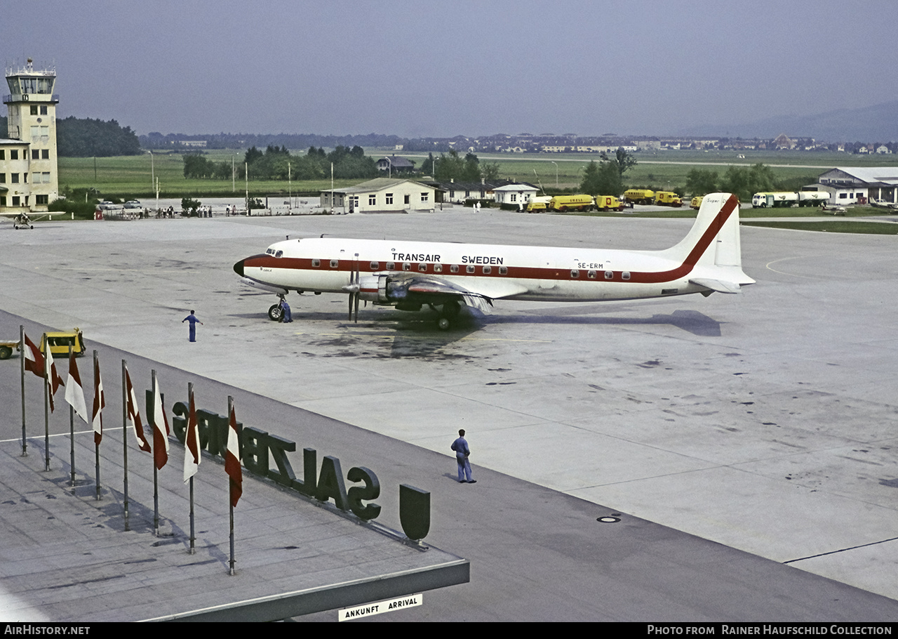 Aircraft Photo of SE-ERM | Douglas DC-7B | Transair Sweden | AirHistory.net #459648