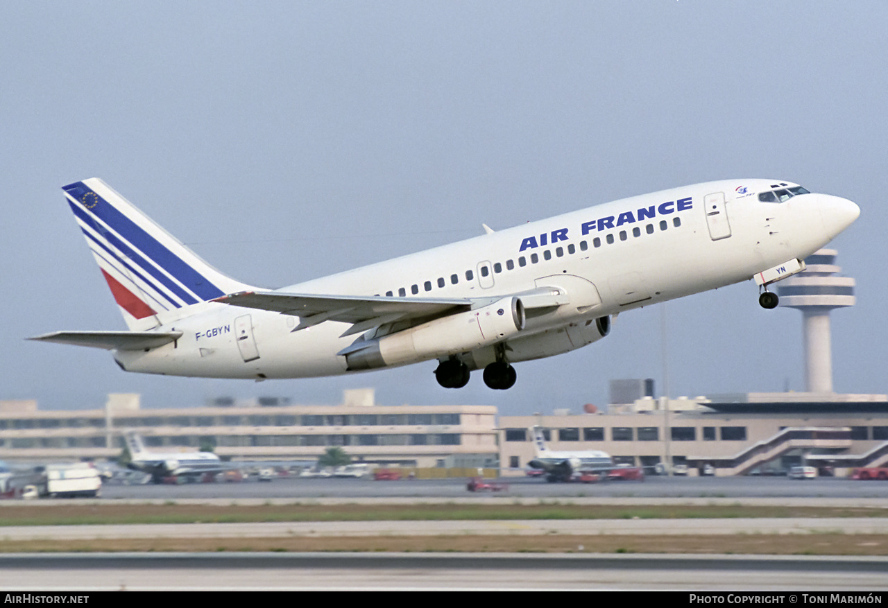 Aircraft Photo of F-GBYN | Boeing 737-228/Adv | Air France | AirHistory.net #459707