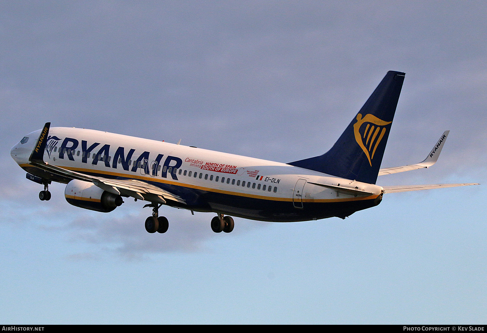 Aircraft Photo of EI-DLN | Boeing 737-8AS | Ryanair | AirHistory.net #459710