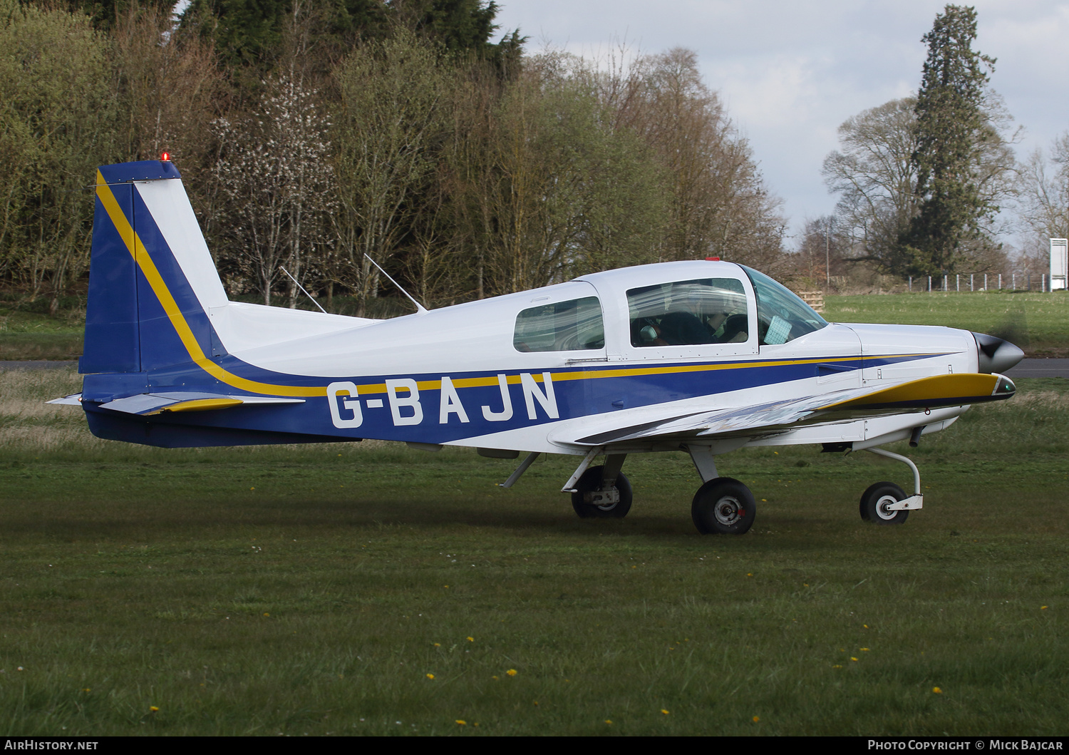 Aircraft Photo of G-BAJN | Grumman American AA-5 Traveler | AirHistory.net #459717