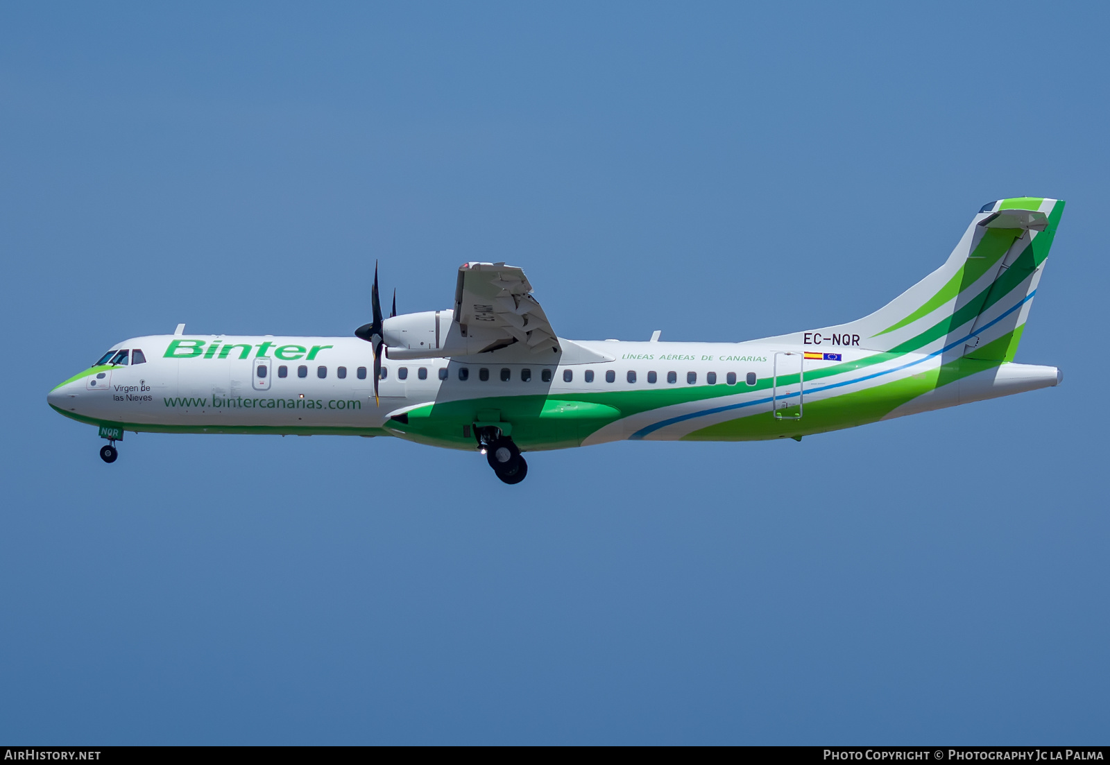 Aircraft Photo of EC-NQR | ATR ATR-72-600 (ATR-72-212A) | Binter Canarias | AirHistory.net #459761