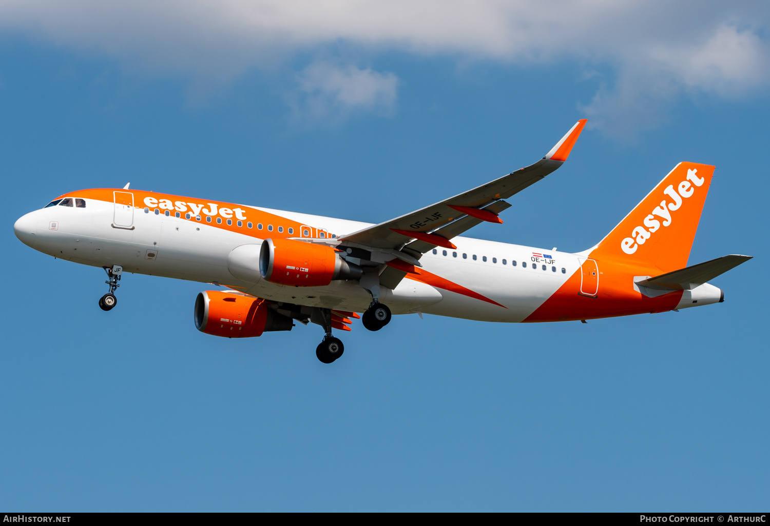 Aircraft Photo of OE-IJF | Airbus A320-214 | EasyJet | AirHistory.net #459781