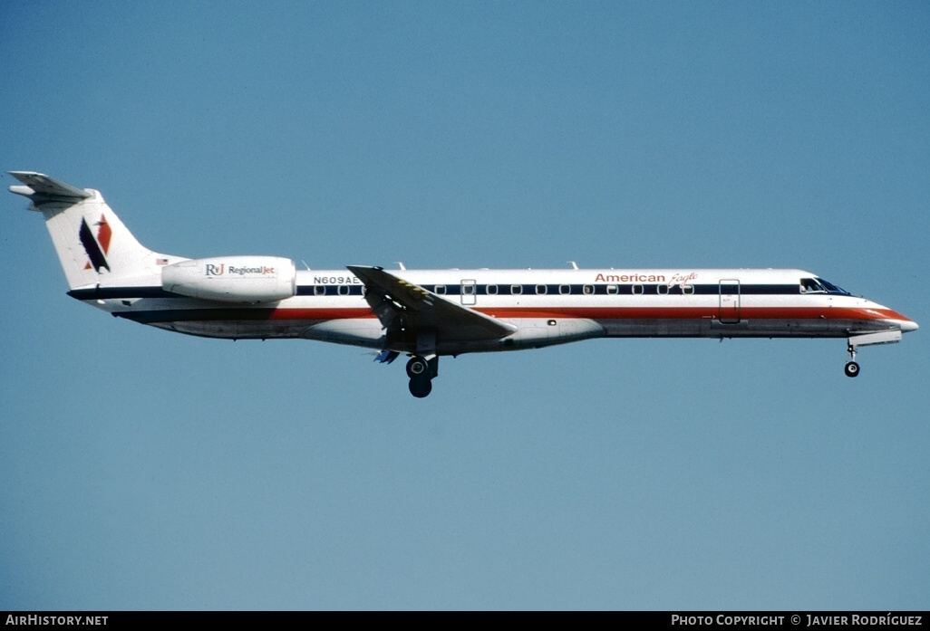 Aircraft Photo of N609AE | Embraer ERJ-145LR (EMB-145LR) | American Eagle | AirHistory.net #459791