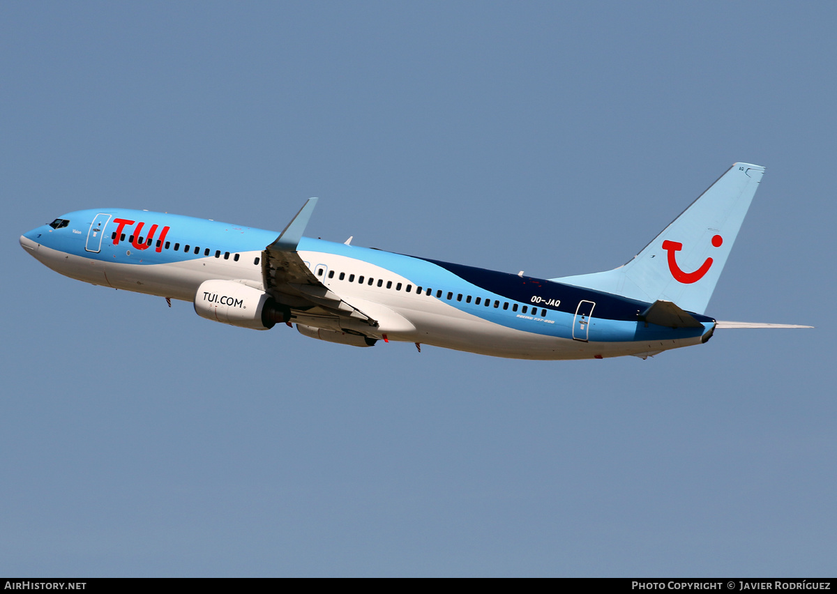 Aircraft Photo of OO-JAQ | Boeing 737-8K5 | TUI | AirHistory.net #459827