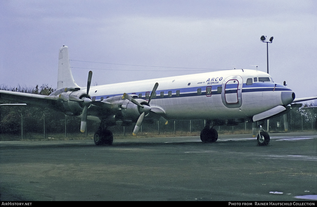 Aircraft Photo of N9499 | Douglas DC-7C | ARCO Bermuda | AirHistory.net #459851
