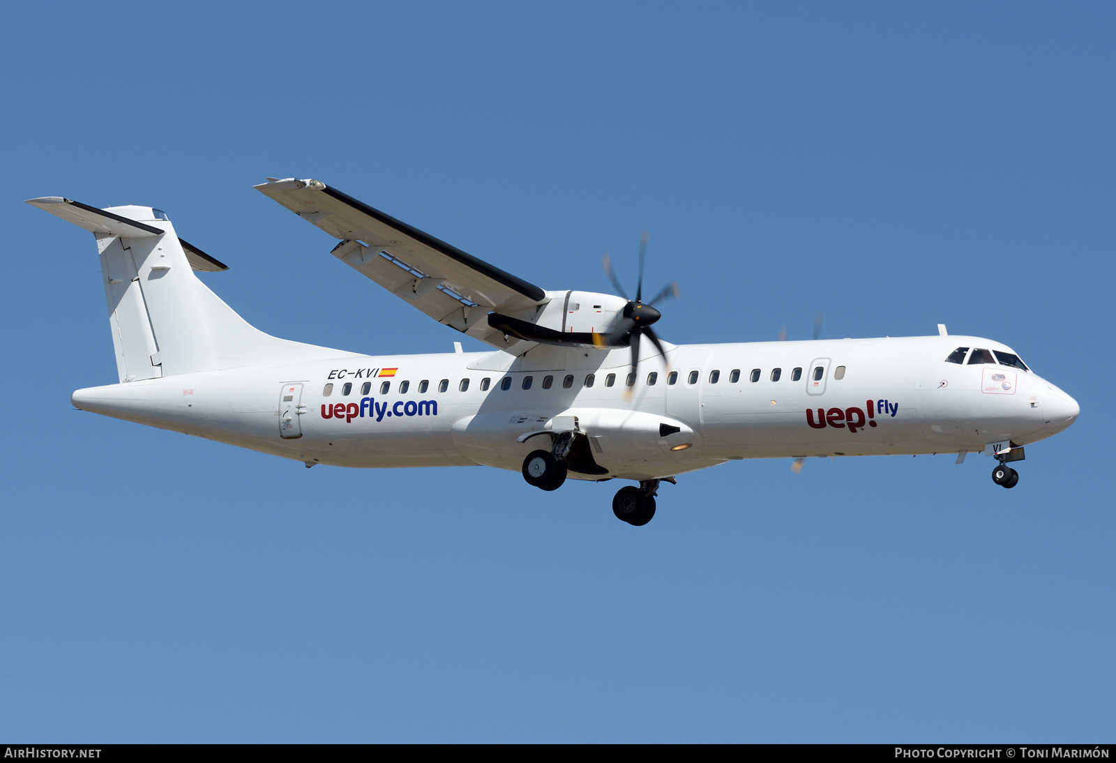 Aircraft Photo of EC-KVI | ATR ATR-72-500 (ATR-72-212A) | Uep!Fly | AirHistory.net #459866