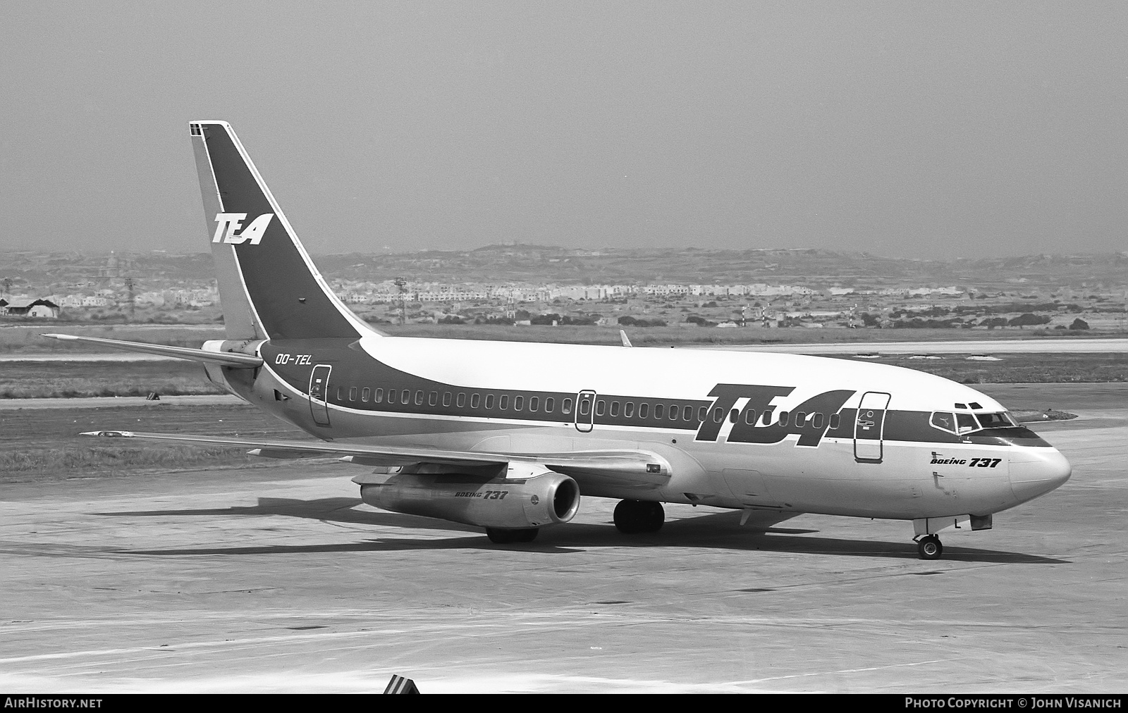 Aircraft Photo of OO-TEL | Boeing 737-2M8/Adv | TEA - Trans European Airways | AirHistory.net #459927