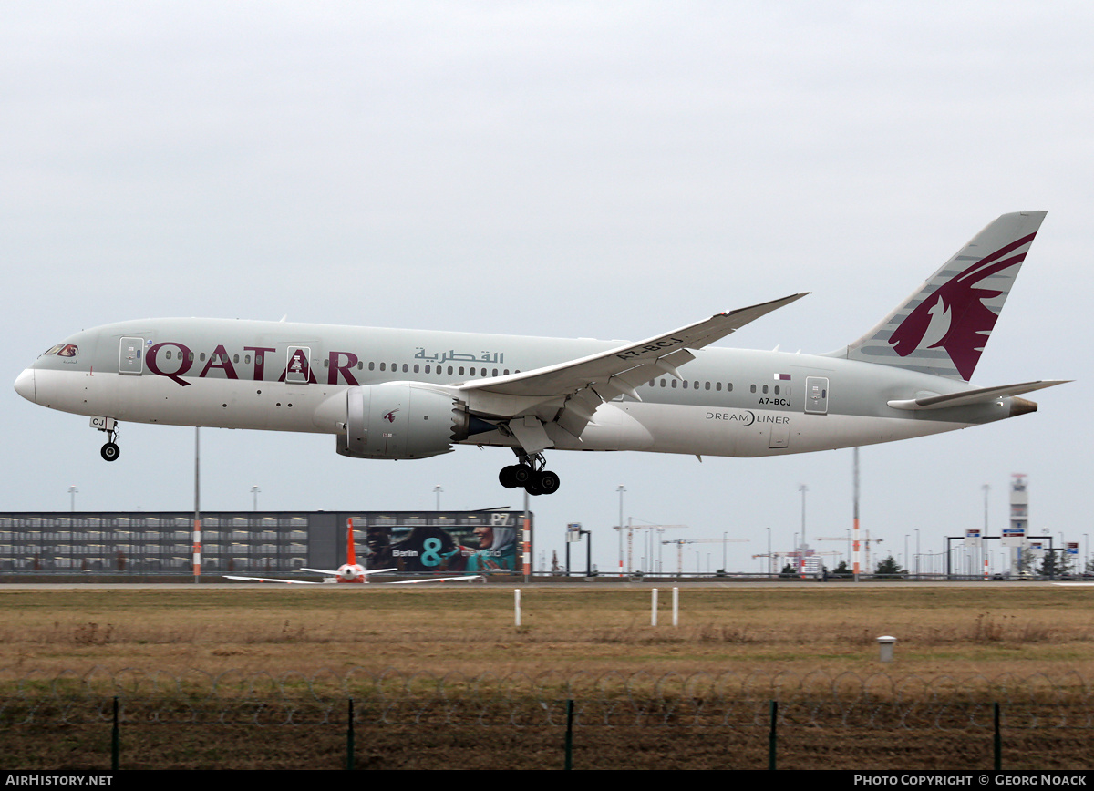 Aircraft Photo of A7-BCJ | Boeing 787-8 Dreamliner | Qatar Airways | AirHistory.net #459933