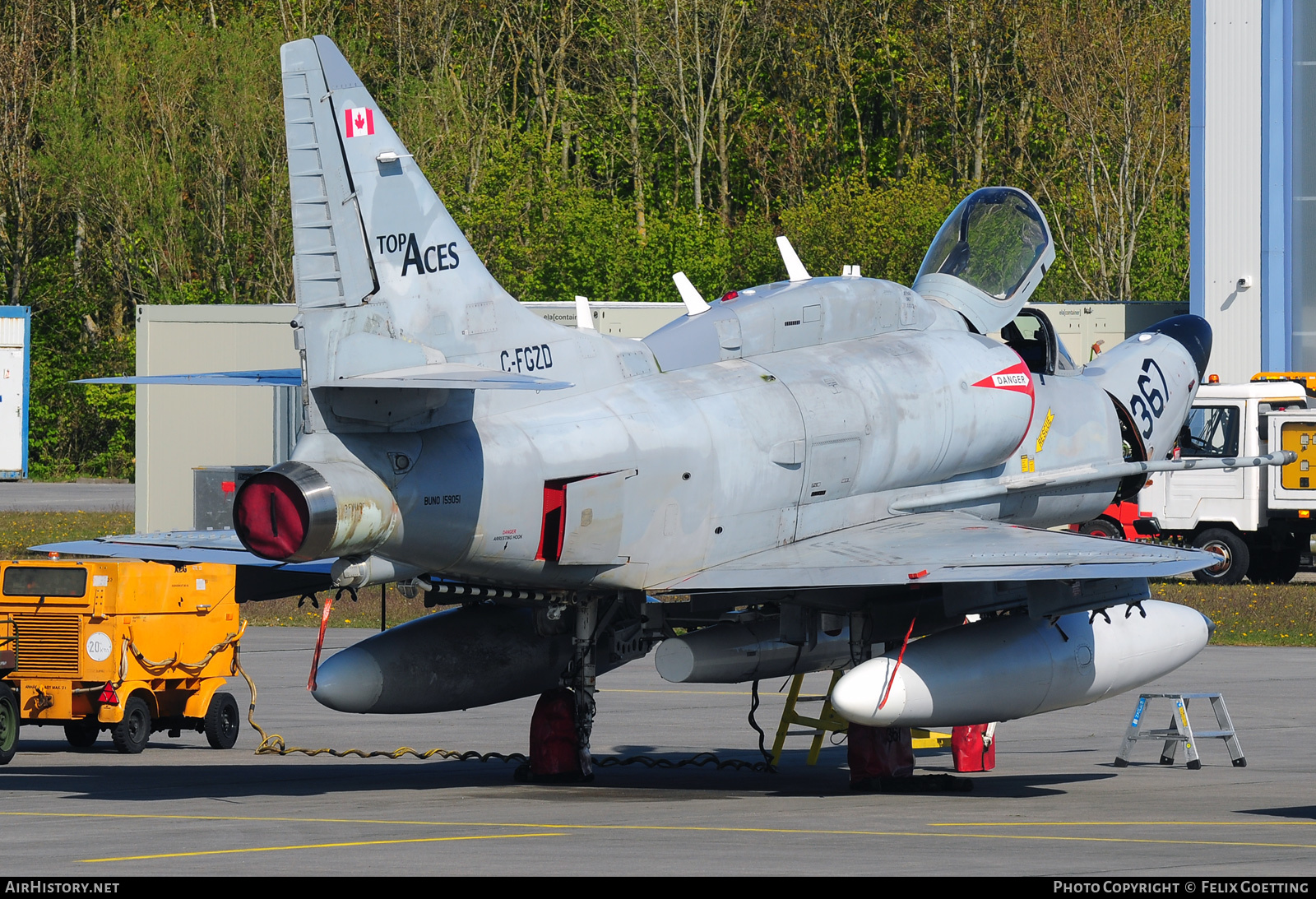 Aircraft Photo of C-FGZD | McDonnell Douglas A-4N Skyhawk II | Top Aces | AirHistory.net #459941