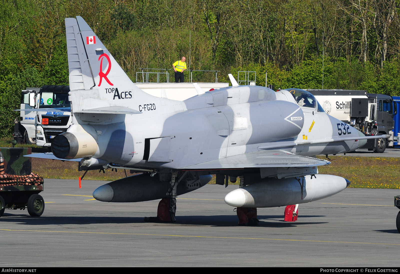 Aircraft Photo of C-FGZO / 532 | McDonnell Douglas A-4N Skyhawk II | Top Aces | AirHistory.net #459944
