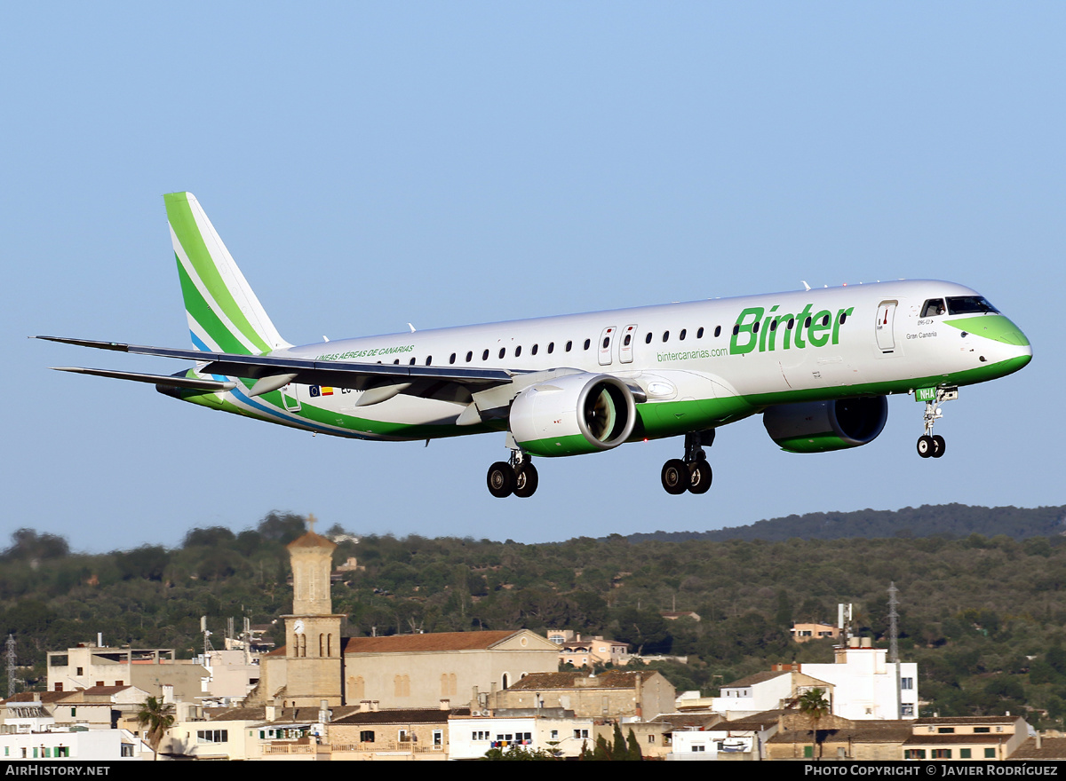 Aircraft Photo of EC-NHA | Embraer 195-E2 (ERJ-190-400) | Binter Canarias | AirHistory.net #459958