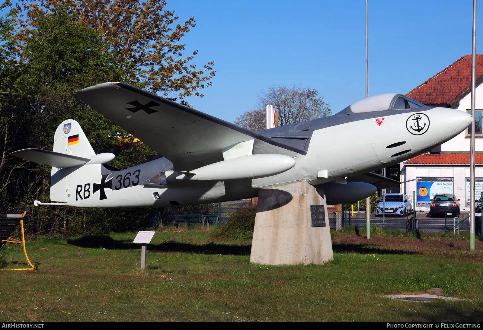 Aircraft Photo of RB-363 | Hawker Sea Hawk Mk 101 | Germany - Navy | AirHistory.net #459959