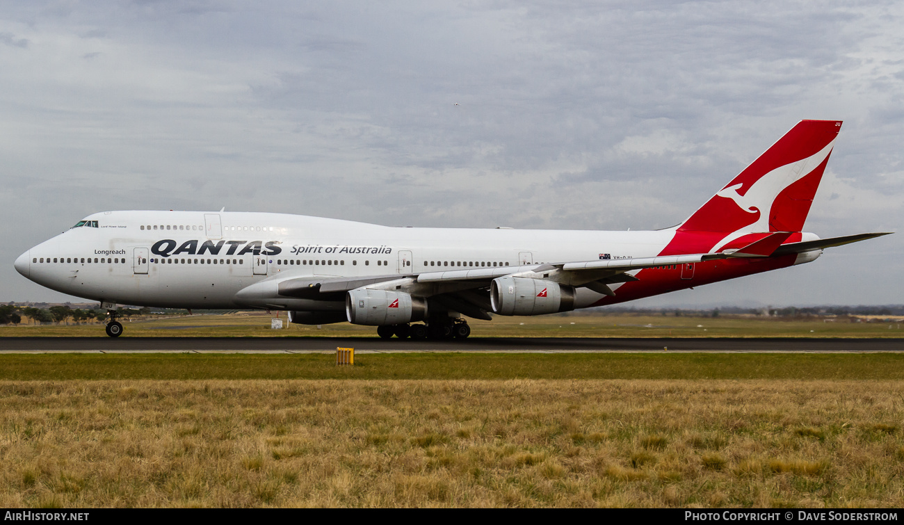 Aircraft Photo of VH-OJU | Boeing 747-438 | Qantas | AirHistory.net #459974