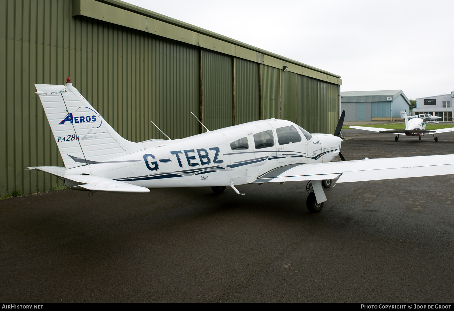 Aircraft Photo of G-TEBZ | Piper PA-28R-201 Cherokee Arrow III | Aeros | AirHistory.net #460004