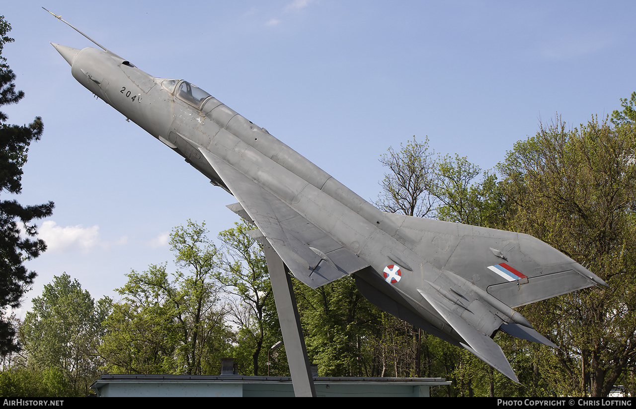 Aircraft Photo of 22813 | Mikoyan-Gurevich MiG-21M | Serbia - Air Force | AirHistory.net #460054