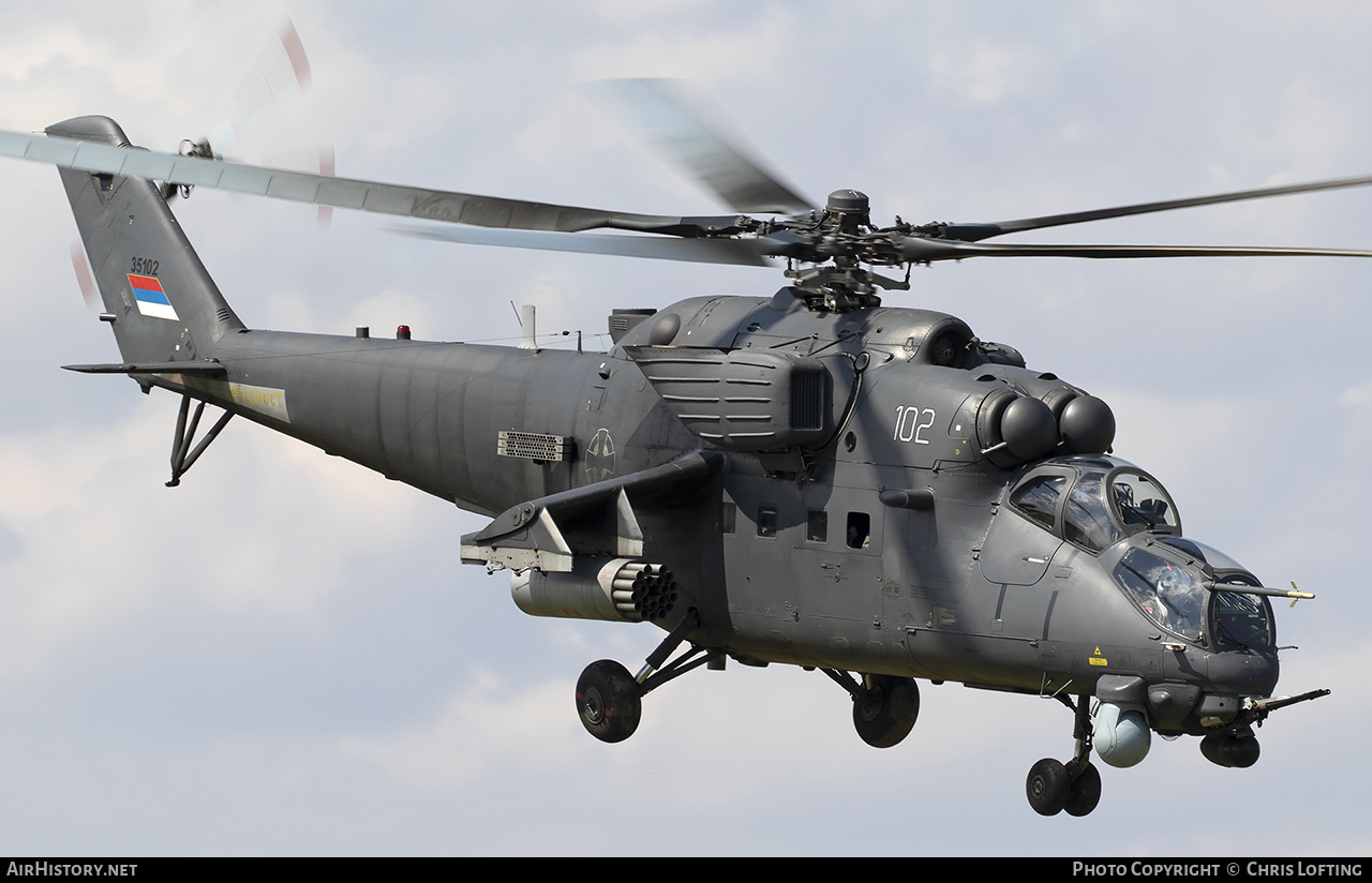 Aircraft Photo of 35102 | Mil Mi-35M | Serbia - Air Force | AirHistory.net #460062