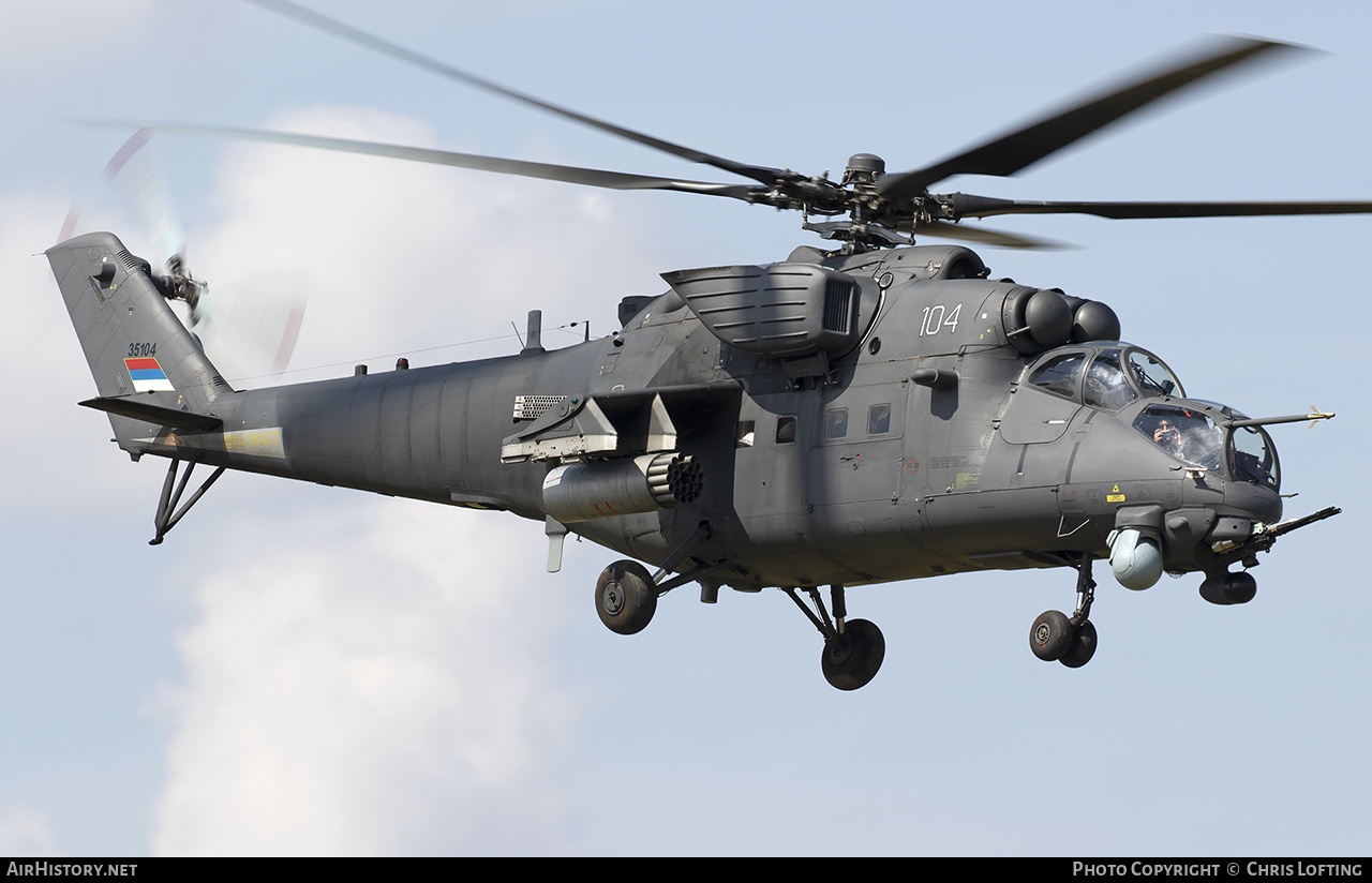 Aircraft Photo of 35104 | Mil Mi-35M | Serbia - Air Force | AirHistory.net #460084