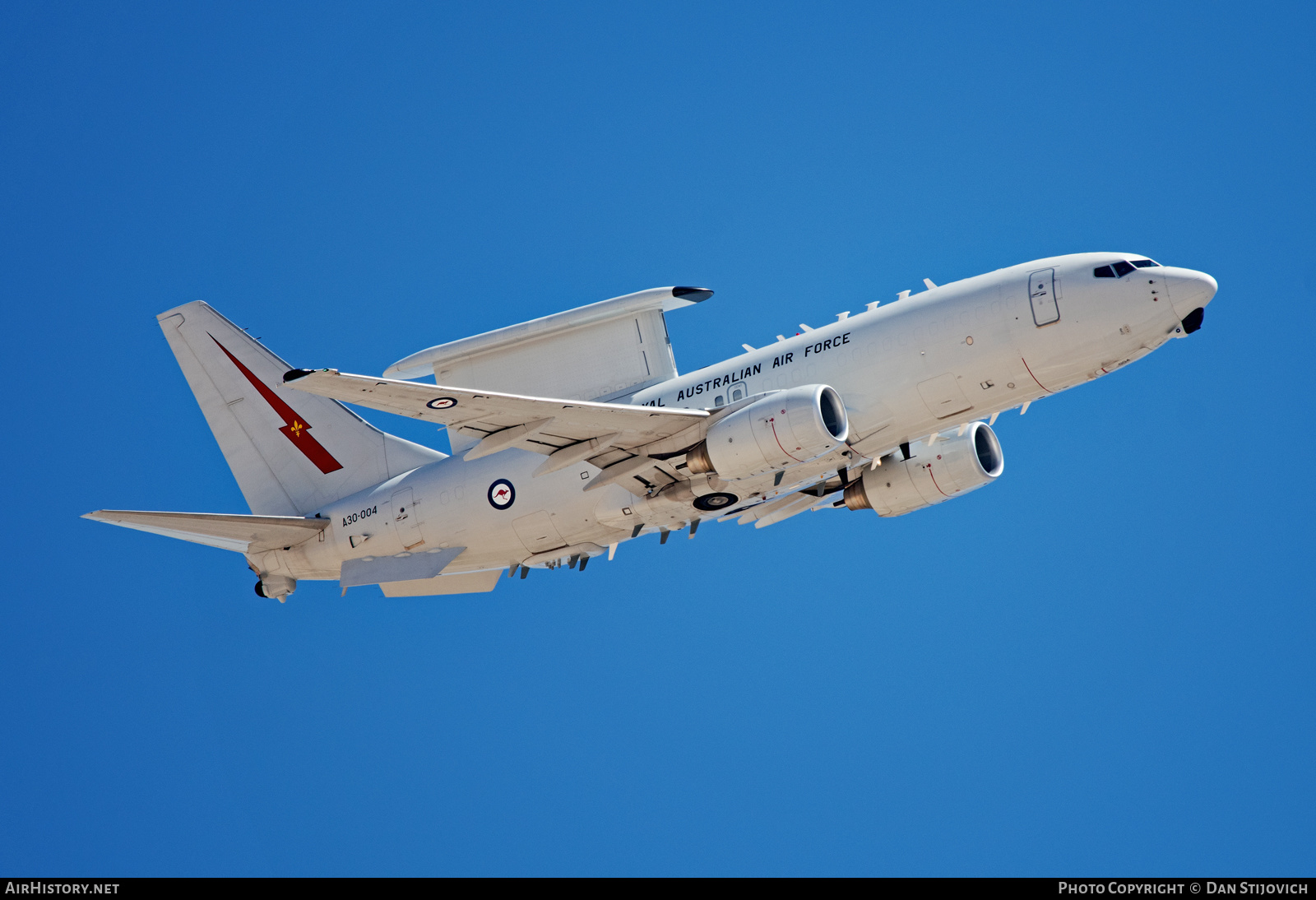 Aircraft Photo of A30-004 | Boeing E-7A Wedgetail | Australia - Air Force | AirHistory.net #460104