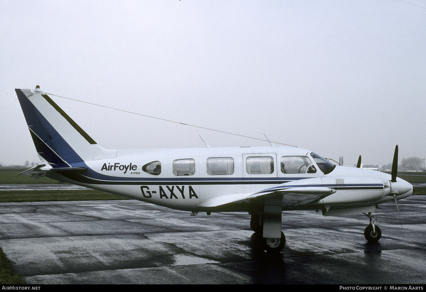 Aircraft Photo of G-AXYA | Piper PA-31-310 Navajo | Air Foyle | AirHistory.net #460132