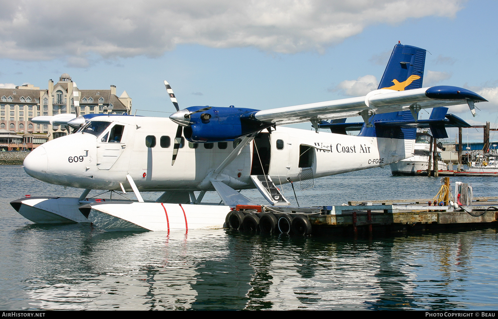Aircraft Photo of C-FGQE | De Havilland Canada DHC-6-100 Twin Otter | Westcoast Air | AirHistory.net #460151