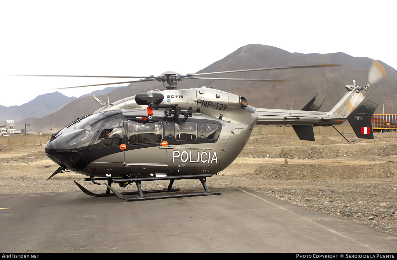 Aircraft Photo of PNP-129 | Eurocopter-Kawasaki EC-145 (BK-117C-2) | Peru - Police | AirHistory.net #460155