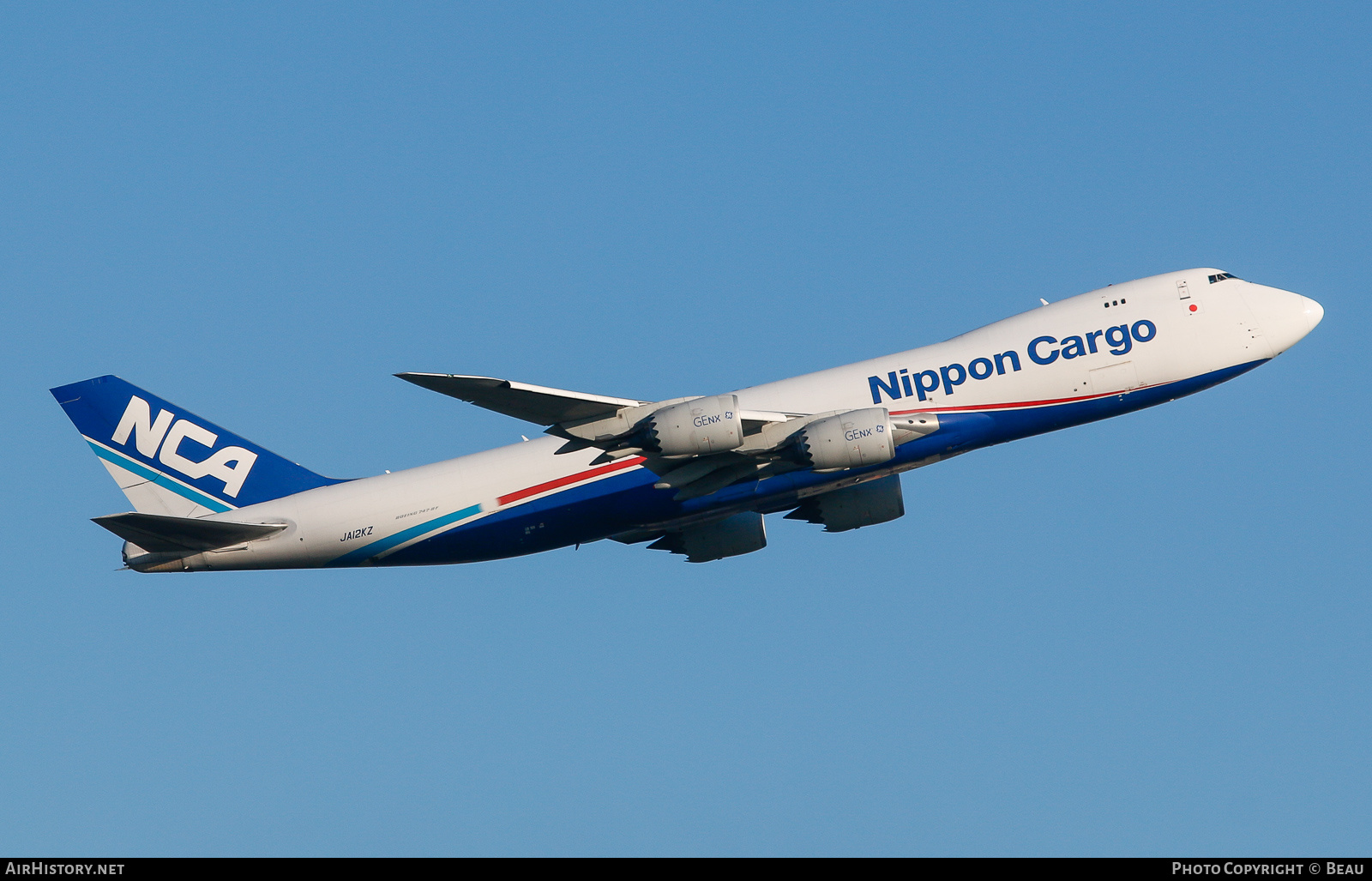 Aircraft Photo of JA12KZ | Boeing 747-8KZF/SCD | Nippon Cargo Airlines - NCA | AirHistory.net #460163