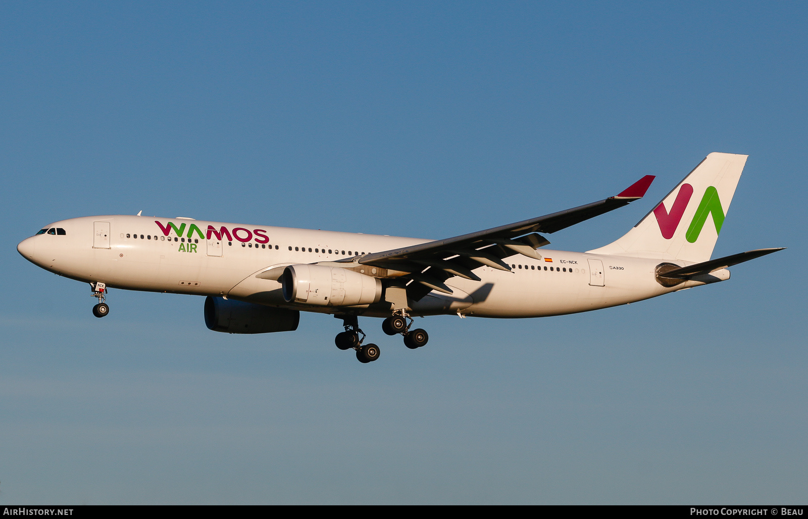 Aircraft Photo of EC-NCK | Airbus A330-243 | Wamos Air | AirHistory.net #460164