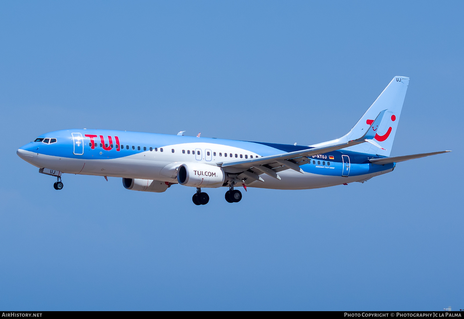 Aircraft Photo of D-ATUJ | Boeing 737-8K5 | TUIfly | AirHistory.net #460167