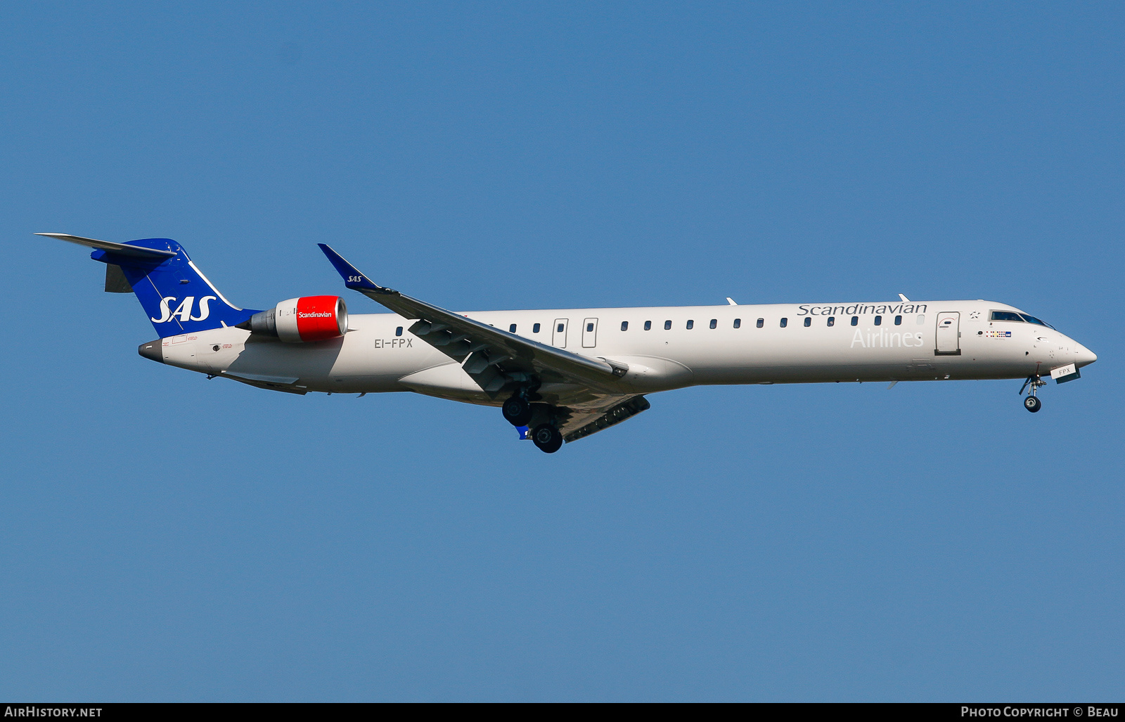 Aircraft Photo of EI-FPX | Bombardier CRJ-900LR (CL-600-2D24) | Scandinavian Airlines - SAS | AirHistory.net #460172