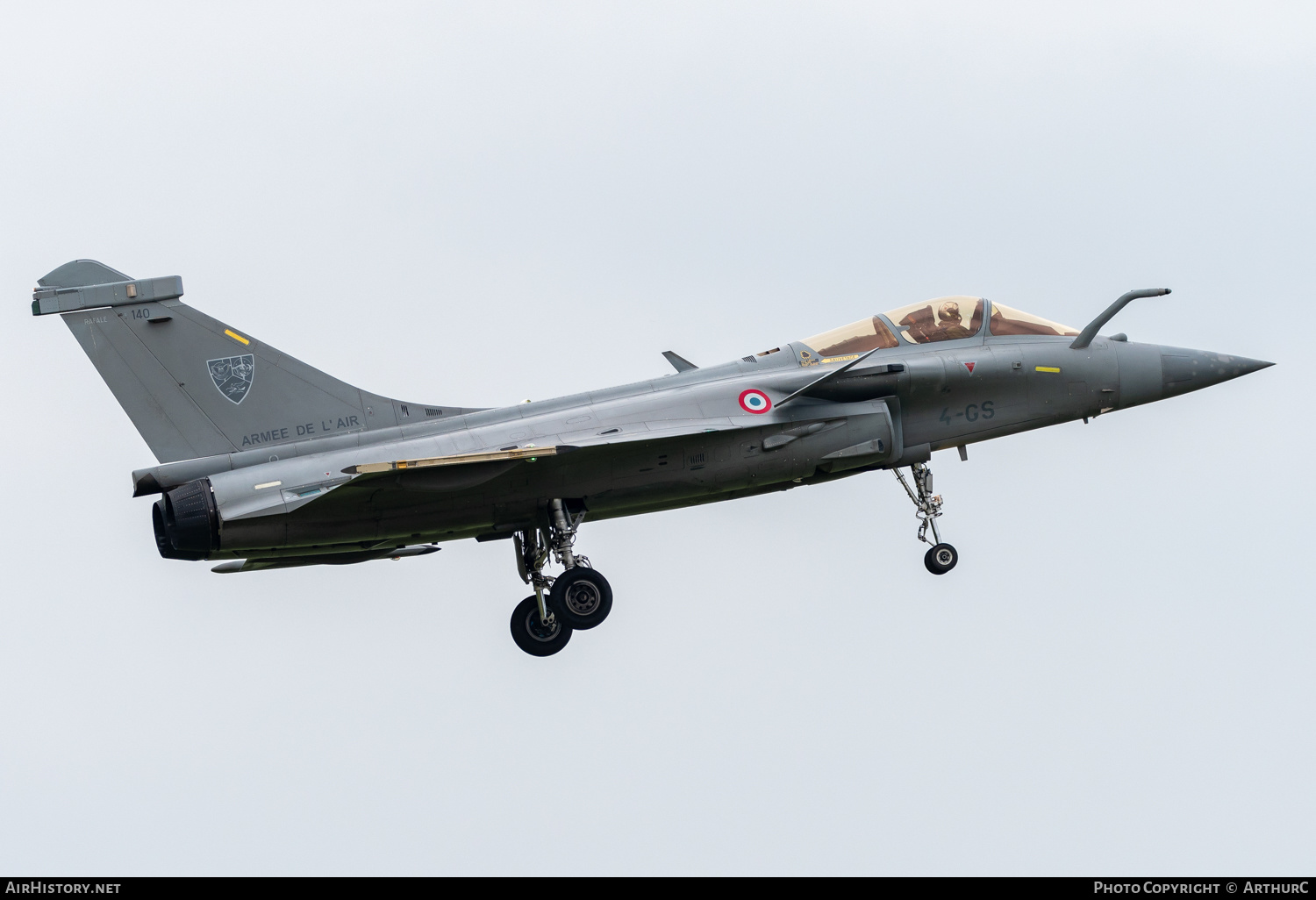 Aircraft Photo of 140 | Dassault Rafale C | France - Air Force | AirHistory.net #460183