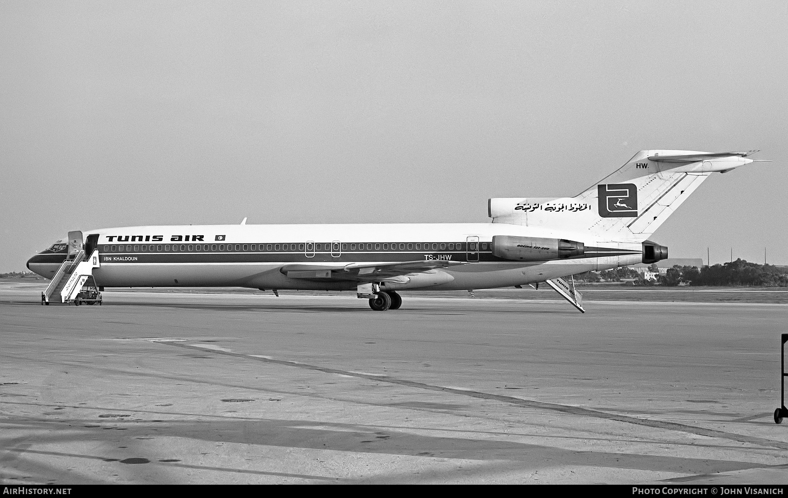 Aircraft Photo of TS-JHW | Boeing 727-2H3/Adv | Tunis Air | AirHistory.net #460232