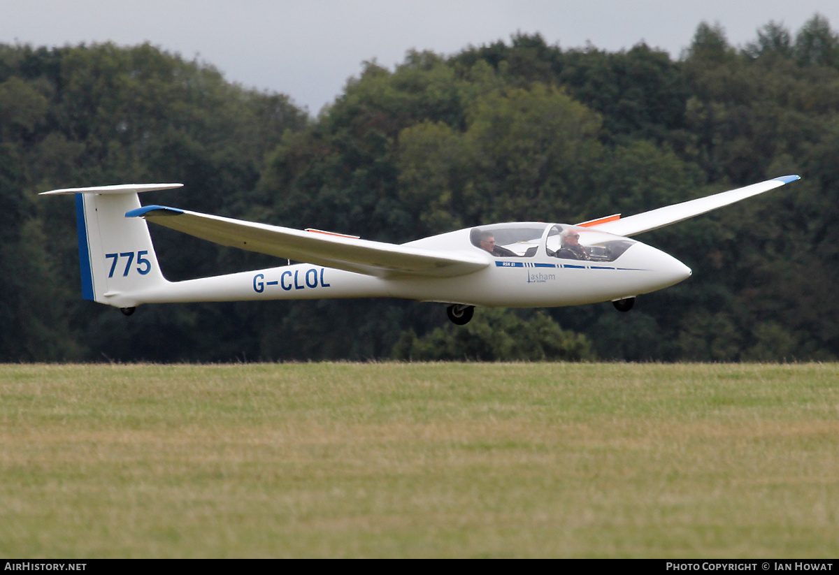 Aircraft Photo of G-CLOL | Schleicher ASK-21 | Lasham Gliding Society | AirHistory.net #460237