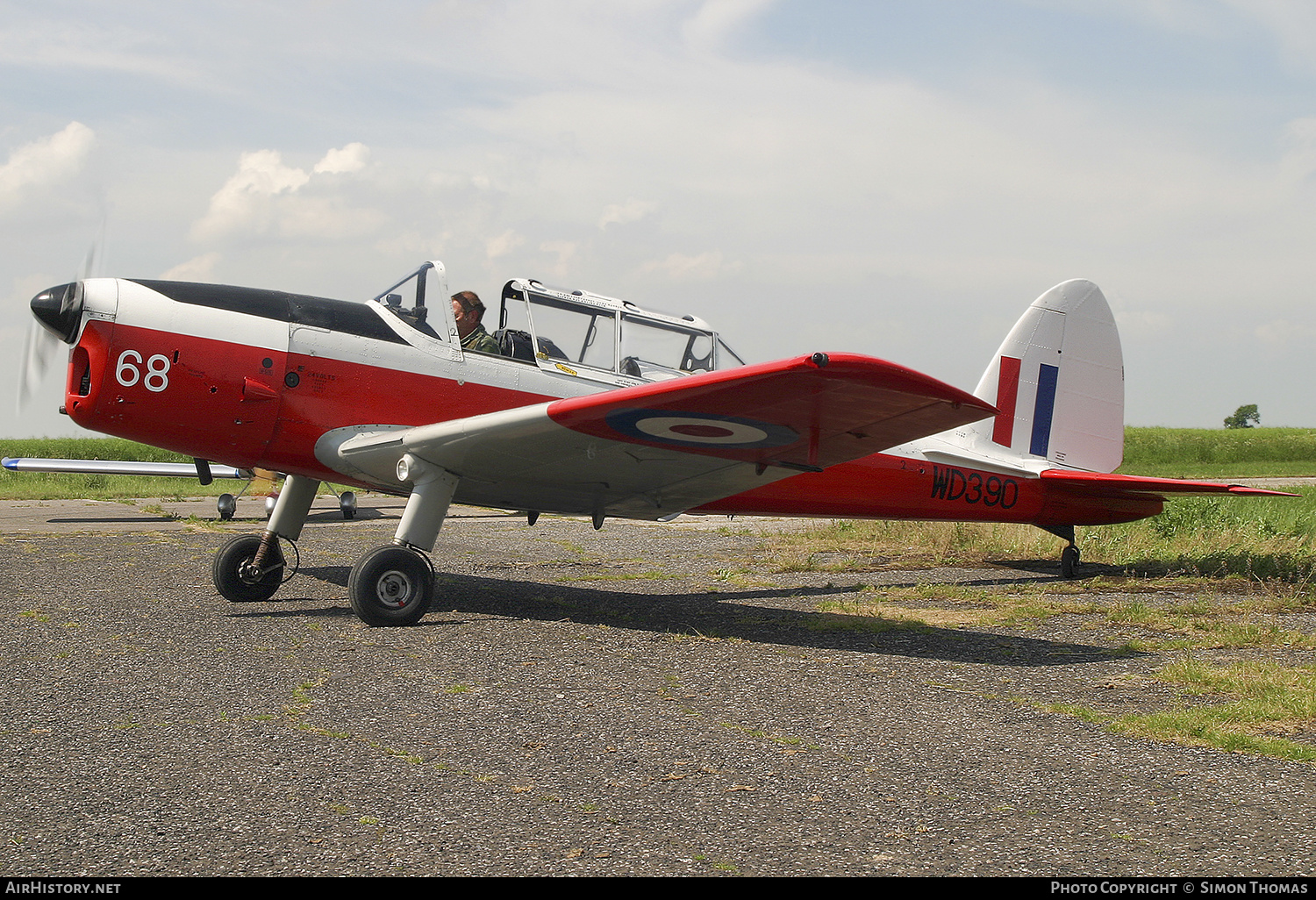 Aircraft Photo of G-BWNK / WD390 | De Havilland DHC-1 Chipmunk Mk22 | UK - Air Force | AirHistory.net #460263